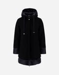 Herno A-SHAPE JACKET IN ECOWOOL AND NYLON ULTRALIGHT Black PI001966D333449300