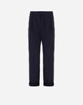 Herno TROUSERS IN ULTRALIGHT CREASE Blue PT000001B12494Z9201
