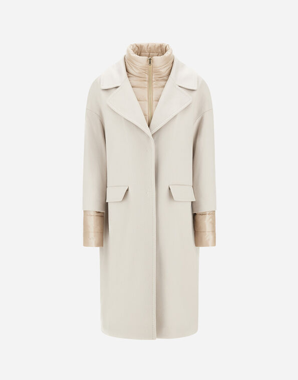 Herno PURE CASHMERE AND NYLON ULTRALIGHT COAT Chantilly GC000528D381261985