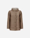 Herno REVERSIBLE A-SHAPE JACKET IN NYLON ULTRALIGHT Chantilly/Dove Grey PI1234D12017Z2619