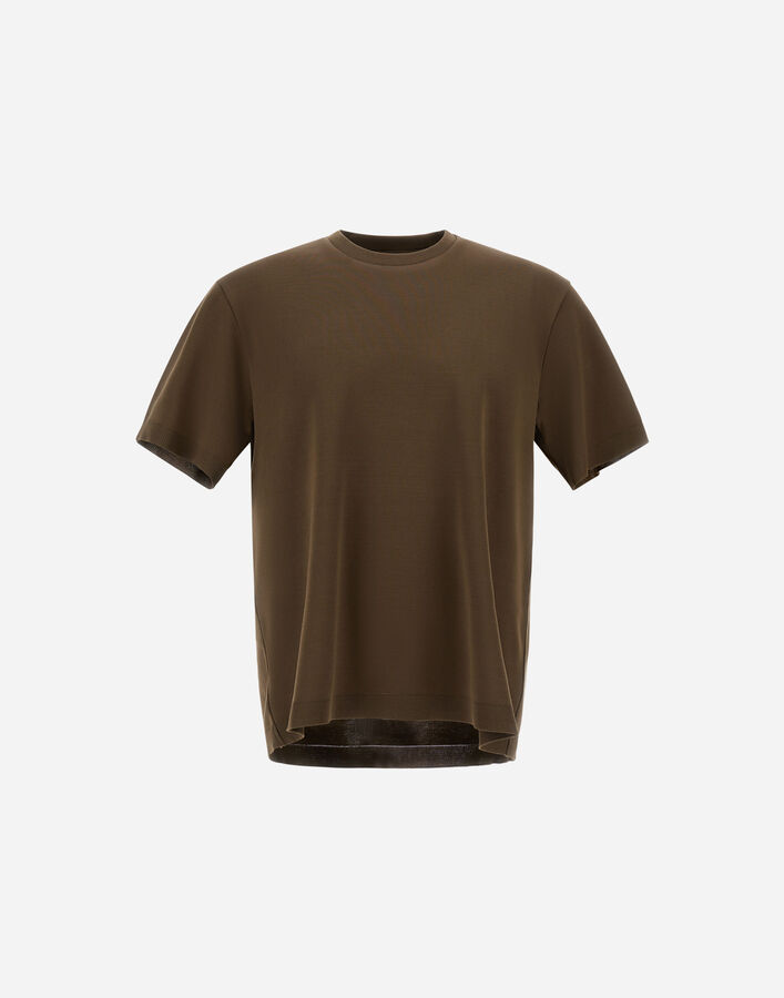 Herno JERSEY KNIT EFFECT T-SHIRT Military Green JG000206U520597745