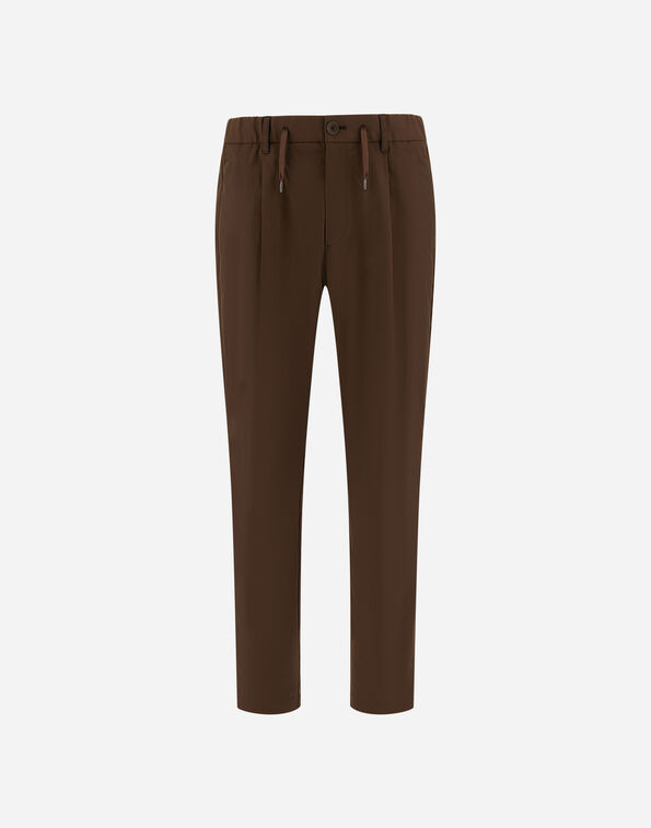 Herno COTTON FEEL TROUSERS Brown PT000140U125318010