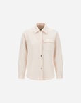 Herno LAST COLD WOOL SHACKET Cream GA000299D334391213