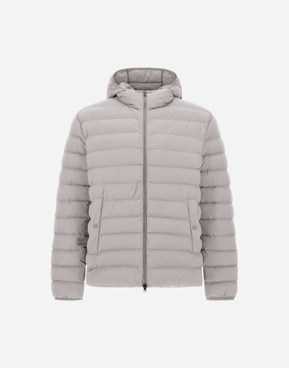 Herno RESORT JACKET IN LIGHT STRETCH NYLON Light Grey PC00019UR12431SZ9433