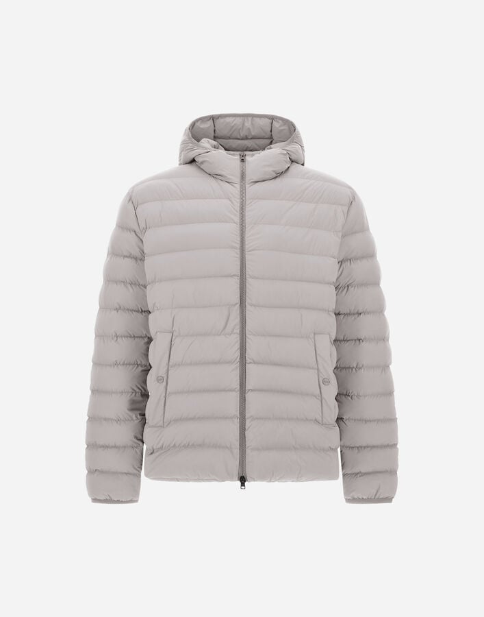 Herno RESORT JACKET IN LIGHT STRETCH NYLON Light Grey PC00019UR12431SZ9433