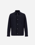 Herno RESORT SHACKET IN CASHMERE SILK Navy Blue GI00092UR380879200