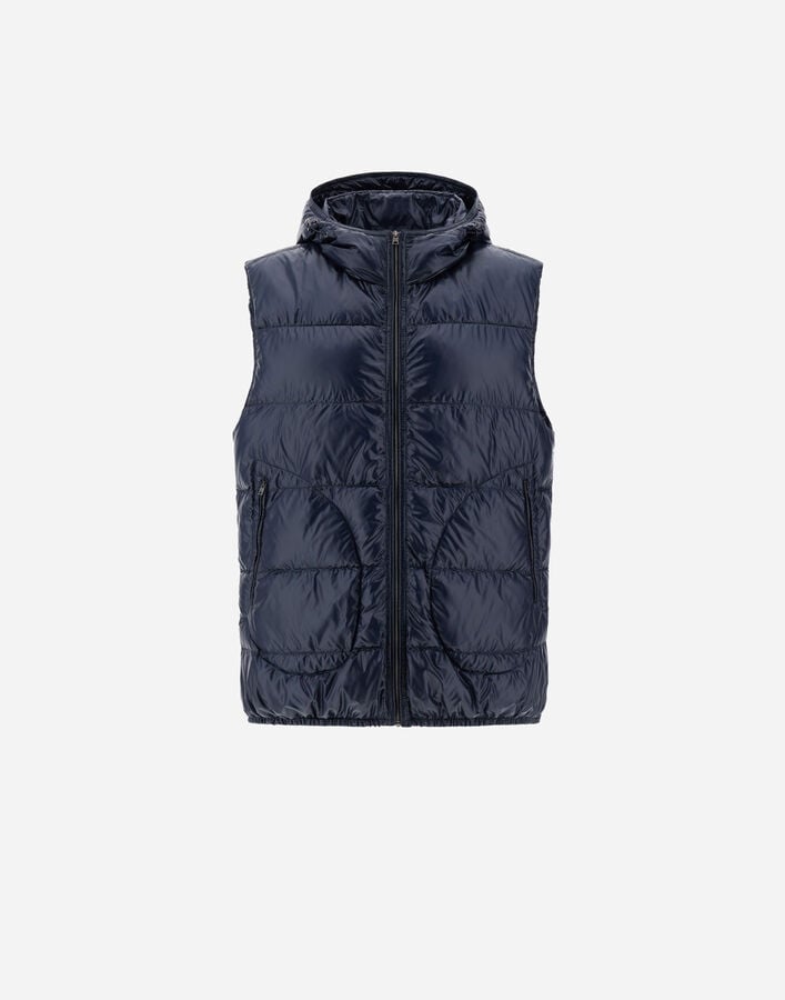 Herno VEST IN NYLON ULTRALIGHT Navy Blue PI001212U120179200