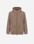 Herno RESORT CASHMERE PIED DE POULE FIELD JACKET Dove Grey FI00022UR381242600