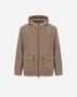 Herno RESORT CASHMERE PIED DE POULE FIELD JACKET Dove Grey FI00022UR381242600