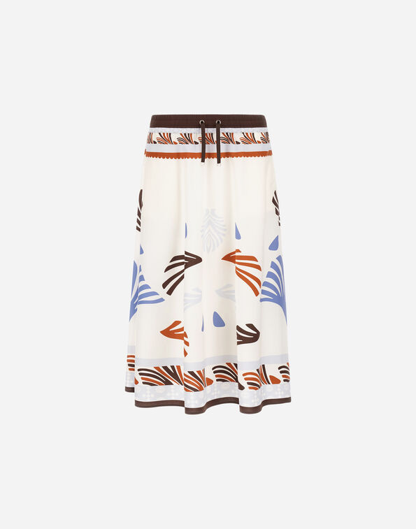 Herno SKIRT IN SUMMER PRINT COTTON Multicolor GN000109D133209999