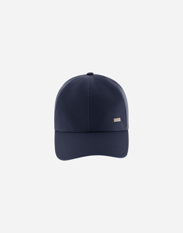Herno BASEBALL CAP IN 3 LAYERS WOOL STORM Blue BER00049U334109201