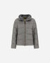 Herno JACKET IN CASHMERE, SILK AND MONOGRAM Grey PI002151D38087M019430