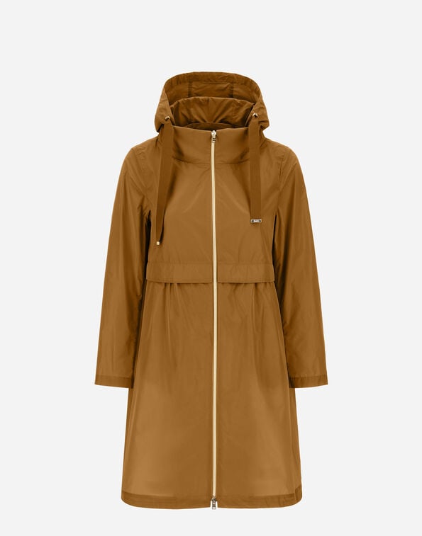 Herno NEW TECHNO TAFFETA LONG PARKA Camel GC000408D12483Z2157