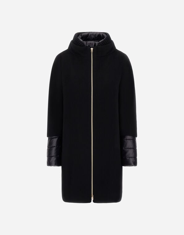 Herno COAT IN NEW CASHMERE AND NYLON ULTRALIGHT Black CA000600D381039300