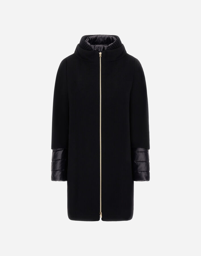 Herno COAT IN NEW CASHMERE AND NYLON ULTRALIGHT Black CA000600D381039300