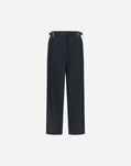 Herno WOMEN'S NYLON STRUCTURES TROUSERS Navy Blue PT0006DCB12609Z9200