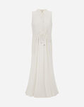 Herno DRESS IN LINEN BLEND White AB000028D126891000