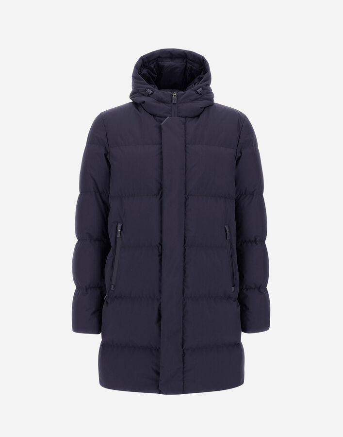 Herno LONG PARKA IN 2-LAYER WINDSTOPPER Blue PI001240U128409201