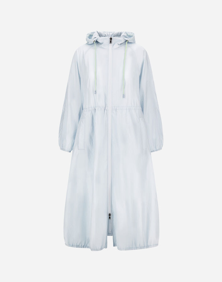 Herno SHINY TECH CRINKLE PARKA Light Blue PA000077D127019029