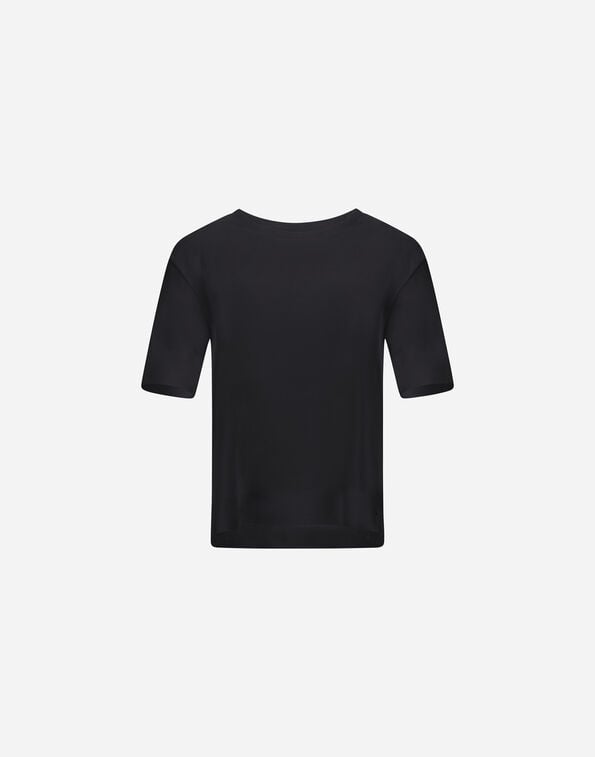 Herno T-SHIRT IN GLAM KNIT&nbsp;EFFECT Black JG000223D520569300