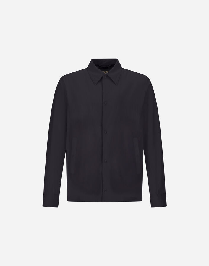 Herno SHACKET IN COTTON SEERSUCKER Blue GI000643U132909210