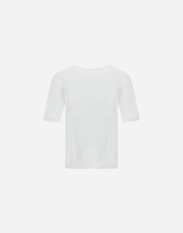 Herno T-SHIRT IN GLAM KNIT&nbsp;EFFECT White JG000223D520561000