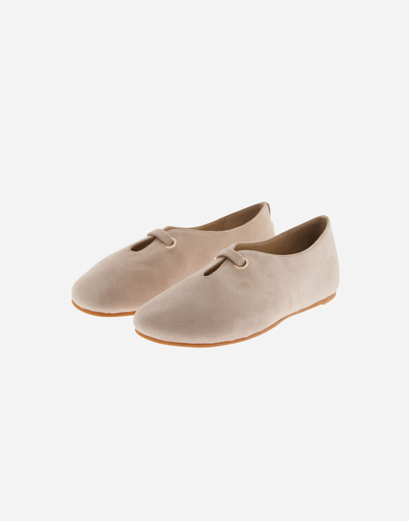 Herno BALLET FLATS IN SUEDE LEATHER Chantilly SH000052DSHOE641985