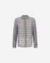 Herno RESORT LIGHT COTTON RECTANGULAR PRINT SHIRT Light Blue/Brown CM00012DR13264PM019080