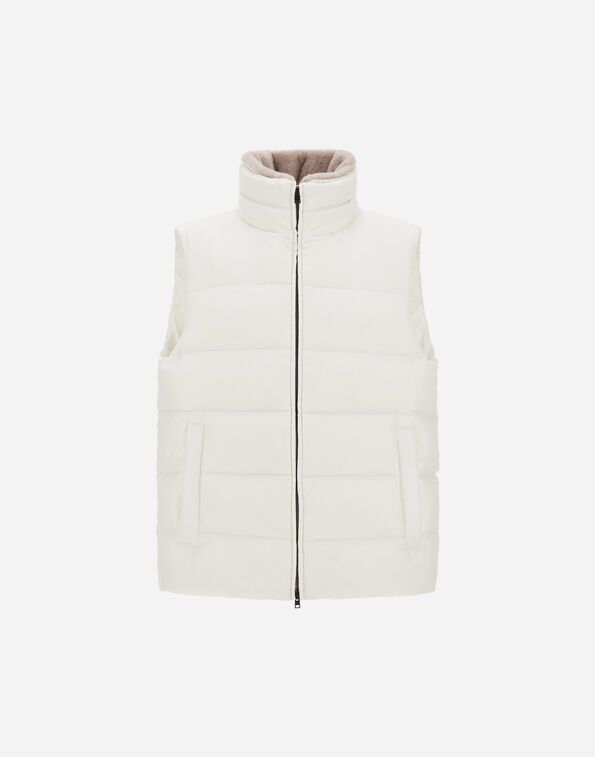 Herno ARENDELLE AND MONOGRAM GILET White PI001267U12414Z1000