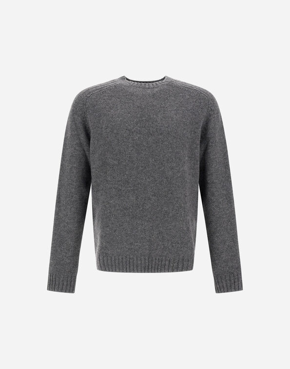 Herno SWEATER IN 100% WOOL Grey MG000187U701009460