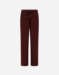 Herno TROUSERS IN MATT CREPE SATIN Bordeaux PT000176D127556705