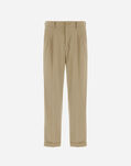 Herno TROUSERS IN STRETCH COTTON VELVET Chantilly PT000138U13268S1983