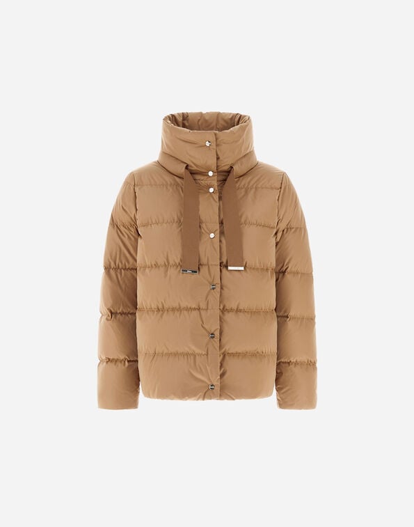 Herno CAPPA IN SATIN Camel PI001936D12170Z2157