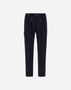 Herno RESORT CARGO TROUSERS IN PURE COTTON Navy Blue PT00039UR132669200