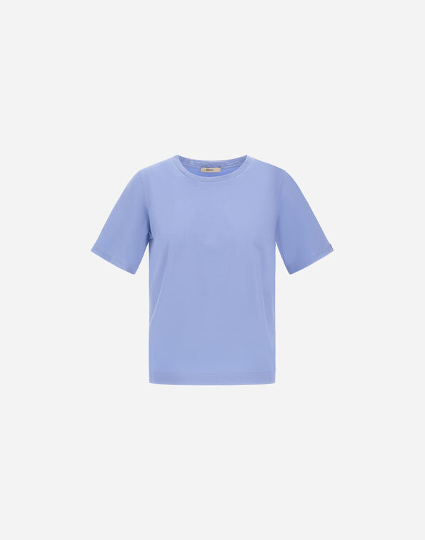 Herno SUPERFINE&nbsp;COTTON STRETCH T-SHIRT Light Blue JG000325D520039128