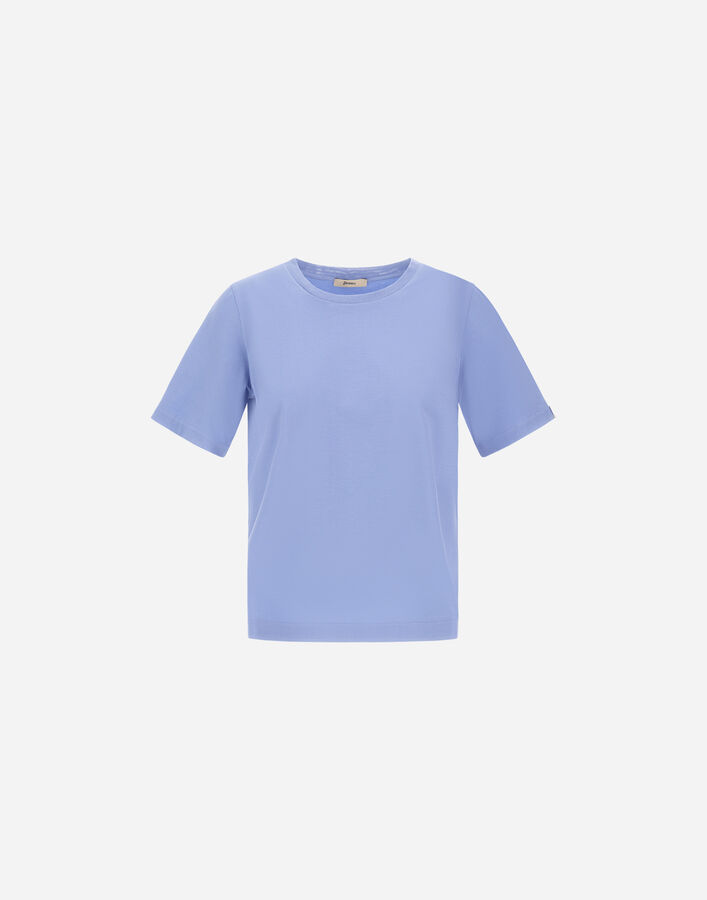 Herno SUPERFINE&nbsp;COTTON STRETCH T-SHIRT Light Blue JG000325D520039128