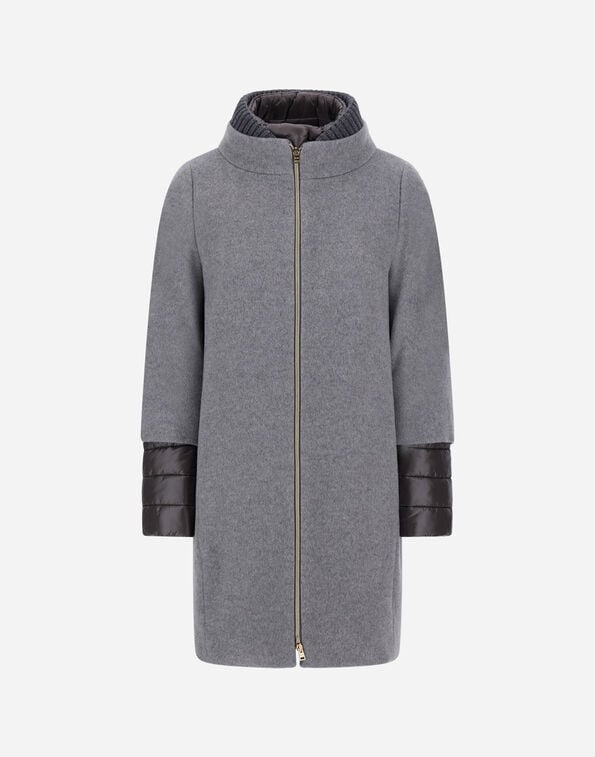 Herno COAT IN NEW CASHMERE AND NYLON ULTRALIGHT Grey CA000600D381039420