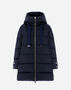 Herno A-SHAPE JACKET IN SATIN New Blue PI1304D12170Z9202
