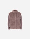 Herno RESORT FAUX MINK FUR JACKET Light Lilla GC00072DR126244400