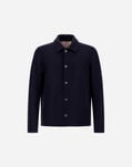 Herno RESORT FELTED WOOL SHACKET Resort Blue GI00090UR333729209