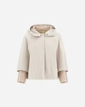 Herno CAPE IN PURE CASHMERE AND NYLON ULTRALIGHT Chantilly GI000334D381261985
