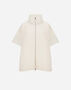 Herno RESORT PADDED WAVE SWEATSHIRT AND LIGHT STRETCH NYLON CAPE Natural JC00027DR560161100