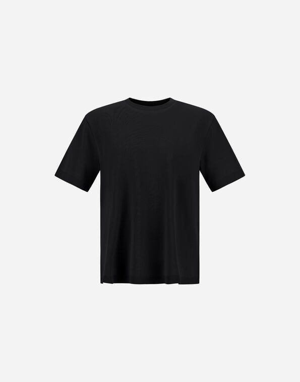 Herno JERSEY KNIT EFFECT T-SHIRT Black JG000206U520599300