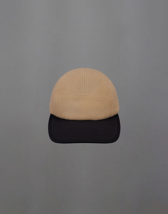 Herno LAMINAR POLAR FLEECE AND EXTRA LIGHT STRETCH PADDED HAT Camel BER0005XL500822154