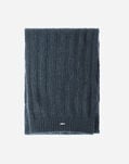 Herno RESORT SCARF IN CABLE KNIT ALPACA WOOL Midnight Teal SCP0006DR702759123