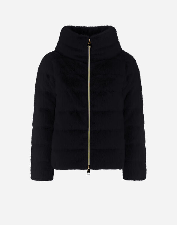 Herno CAPPA IN LADY ALTERNATIVE FUR Black PI001935D126309300