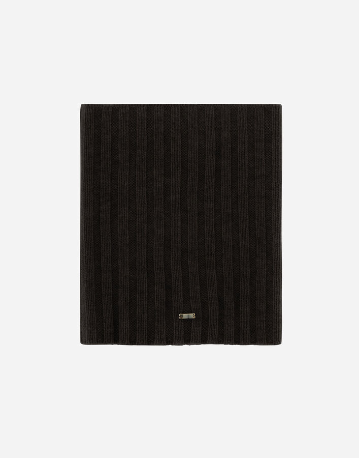 Herno NECK WARMER IN PURE CASHMERE Dark Chocolate COL00008D710408800