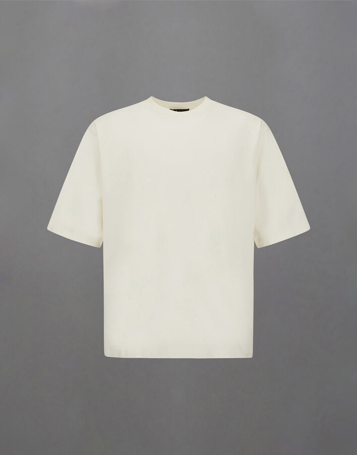 Herno LAMINAR MERCERIZED JERSEY T-SHIRT White/Silver JG00070UL520951001