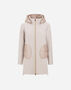 Herno HOODED COAT IN ECOWOOL AND NYLON ULTRALIGHT Chantilly GC000049G333441985