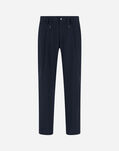 Herno TECH WOVEN TROUSERS Navy Blue PT000098U126829200